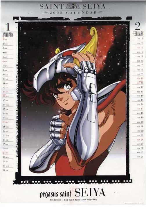 Otaku Gallery  / Anime e Manga / Saint Seiya / Calendari / JAP 2002 / 01.jpg